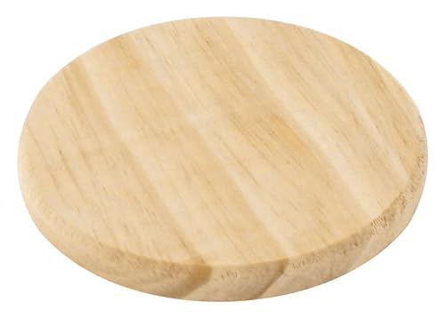 MÉGACRÉA Untersetzer aus Holz, rund, Durchmesser 10,5 cm x 10,5 cm von MÉGACRÉA