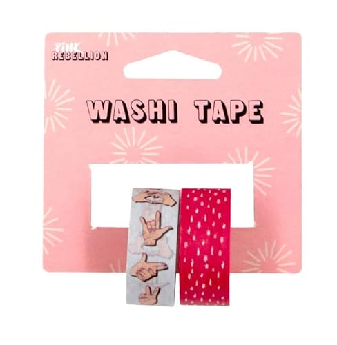 MegaCrea DIY Washi Band 1,5 cm x 5 m x 2 Rollen von MÉGACRÉA
