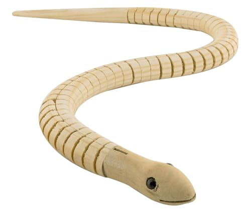 Schlange Holz gegliedert 48 x 2 cm - MegaCrea von MÉGACRÉA