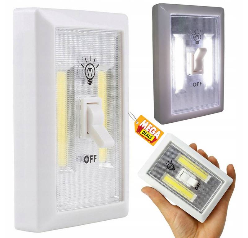 MEGADEALS Smarte LED-Leuchte LED Lampe Arbeitsleuchte Werkstattleuchte Leuchte Schalter Magnet von MEGADEALS