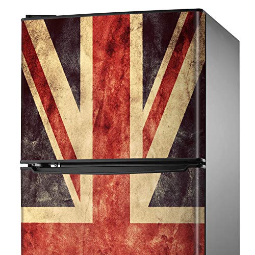 MEGADECOR Dekorativer Aufkleber für Kühlschrank mit Motiv Englische Flagge 'Union Jack', verschiedene Größen (185 cm x 70 cm) von MEGADECOR DECORATE YOUR HOME