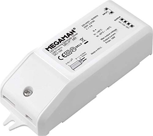 Megaman IDV LED-Treiber MR16 MM 56005 20VDC 8W Professional LED-Betriebsgerät 4020856560059 von MEGAMAN