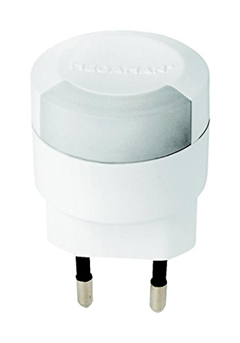 Megaman Nachtlicht, Plastik, 0.2 W, weiß MM00103 von MEGAMAN