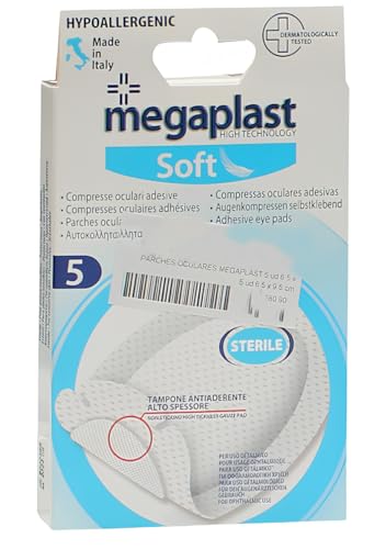 FORNOR MEGAPLAST 14404 MEGAPLAST EYE PADS 5 pcs 6.5 x 9. FORNOR MEGAPLAST 14404 MEGAPLAST EYE PADS 5 pcs 6.5 x 9. von MEGAPLAST