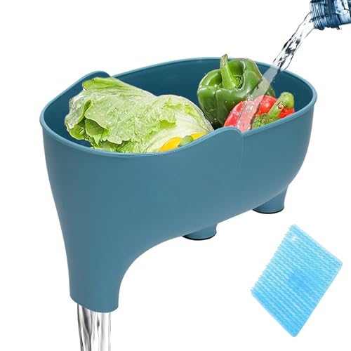 MEGYAD Abtropfkorb Küchensieb Sieb Küche: Spülbecken Organizer mit Spülbürste, Elephant Abtropfgestell Küchenspüle Abtropfkorb zum Waschen von Lebensmitteln Gemüse Obst MEGYAD Abtropfkorb Küchensieb Sieb Küche: Spülbecken Organizer mit Spülbürste, Elephant Abtropfgestell Küchenspüle Abtropfkorb zum Waschen von Lebensmitteln Gemüse Obst von MEGYAD