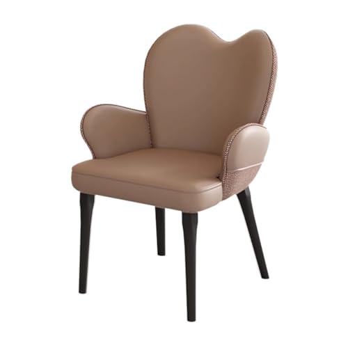 MEHWSAR Moderner Schminktisch-Küchensessel, Akzentstuhl, Esszimmerstühle, gepolsterter Lounge-Wohnzimmerstuhl, Empfangsstuhl, Wannenstühle mit Armlehnen und Rückenlehne(Style-1) von MEHWSAR
