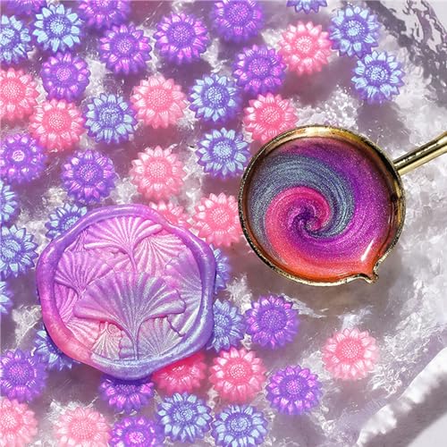 MEIBAOGE Zixia Siegelwachsperlen mit Blumen, für Hochzeitseinladungen, Verpackungen, 6,5 x 11 cm, 100 Stück MEIBAOGE Zixia Siegelwachsperlen mit Blumen, für Hochzeitseinladungen, Verpackungen, 6,5 x 11 cm, 100 Stück von MEIBAOGE
