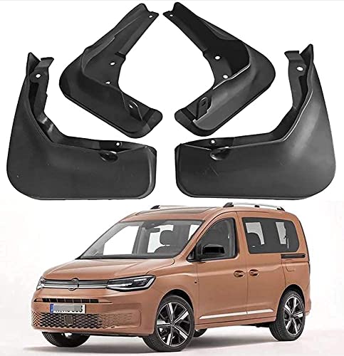 4 Stücke Auto Schmutzfänger Kotflügel für Volkswagen VW Touran 2003-2015 Caddy 2004-2015, Vorne Hinten Schwarz Spritzschutz Mudguards Schutz Dekoration von MEICHANG