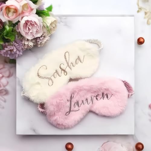 Personalisierte Plüsch-Schlafmaske, Weiche Schlaf-Augenbinde Mit Individuellem Namen, Bequeme Augenbinde Mit Elastischem Band Für Reisen, Übernachtungen Und Partys Personalisierte Plüsch-Schlafmaske, Weiche Schlaf-Augenbinde Mit Individuellem Namen, Bequeme Augenbinde Mit Elastischem Band Für Reisen, Übernachtungen Und Partys von MEIEG