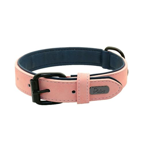 MEIFULLE Großes Hundehalsband, weich gepolstert, langlebiges Echtleder-Halsband für große Hunde, Rottweiler, Labrador, Pitbull MEIFULLE Großes Hundehalsband, weich gepolstert, langlebiges Echtleder-Halsband für große Hunde, Rottweiler, Labrador, Pitbull von MEIFULLE