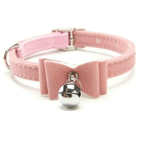 MEIFULLE Haustierhalsband, süßes Kätzchen, Samtfliege, Sicherheitshalsband, elastisch, verstellbar, Fliege, Glocke, Katzen- und Hundehalsband mit Sicherheitsschnalle von MEIFULLE