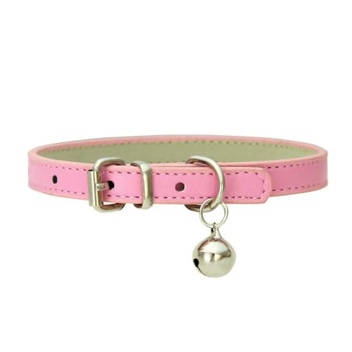 MEIFULLE Hundehalsband Pu-Leder Halsband Leine Haustier Hund Haustierbedarf Katze mit Glöckchen Chihuahua Katze MEIFULLE Hundehalsband Pu-Leder Halsband Leine Haustier Hund Haustierbedarf Katze mit Glöckchen Chihuahua Katze von MEIFULLE