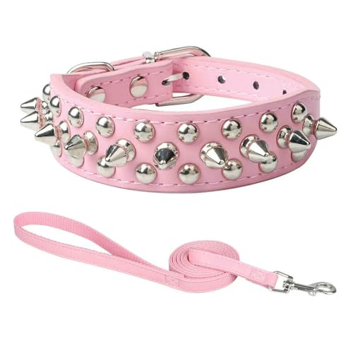 MEIFULLE Retro-Punk-Hundehalsband – strapazierfähiges Leder mit Spikes und Nieten für sicheren Sitz MEIFULLE Retro-Punk-Hundehalsband – strapazierfähiges Leder mit Spikes und Nieten für sicheren Sitz von MEIFULLE