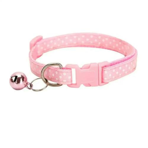 MEIFULLE Verstellbares Katzenhalsband aus Nylon für Kätzchen und Hunde, universelles Schnelltrennhalsband, kleines Halsband mit Glöckchen, Heimtierbedarf, Kätzchenzubehör MEIFULLE Verstellbares Katzenhalsband aus Nylon für Kätzchen und Hunde, universelles Schnelltrennhalsband, kleines Halsband mit Glöckchen, Heimtierbedarf, Kätzchenzubehör von MEIFULLE