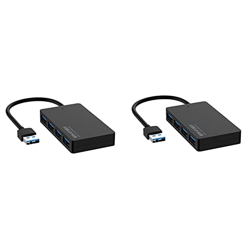 2 x 5 Gbps großer USB 3.0 Hub 4 Ports USB Adapter Splitter für PC Laptop von MEIGUI