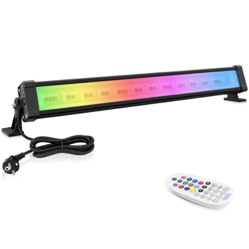 MEIHUA 42W RGB LED Wallwasher Mit 29-Tasten-Fernbedienung 1 Stück von MEIHUA
