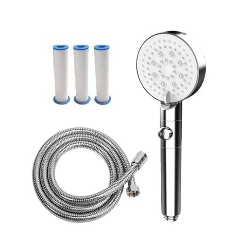 Aquatiful Der effektivste & multifunktionalste Duschkopf Wassersparende Handbrause mit 5 Strahlarten & drehbarem Turbo-Duschkopf von MEIION