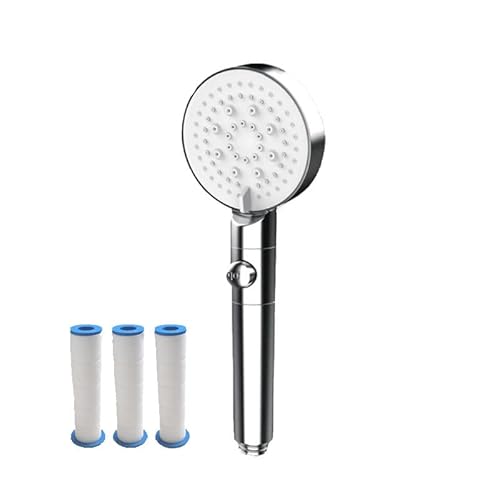 Aquatiful Der effektivste & multifunktionalste Duschkopf Wassersparende Handbrause mit 5 Strahlarten & drehbarem Turbo-Duschkopf von MEIION