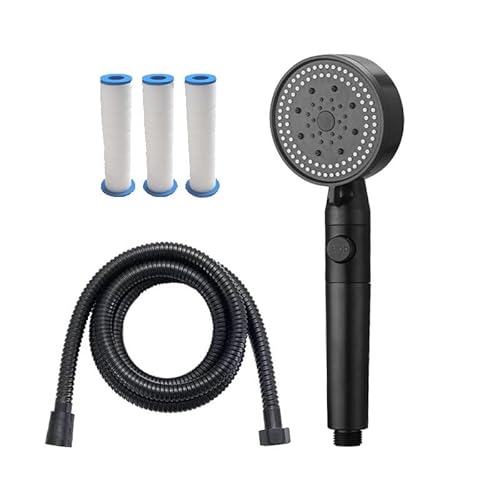 Aquatiful Der effektivste & multifunktionalste Duschkopf Wassersparende Handbrause mit 5 Strahlarten & drehbarem Turbo-Duschkopf von MEIION