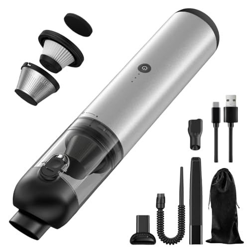 MEIION AirVac neo by Novares - Der Innovative Handstaubsauger Kabelloser Autostaubsauger - Wiederaufladbarer für Auto und Haushalt - Krümelsauger, Kleinstaubsauger mit hoher Saugkraft MEIION AirVac neo by Novares - Der Innovative Handstaubsauger Kabelloser Autostaubsauger - Wiederaufladbarer für Auto und Haushalt - Krümelsauger, Kleinstaubsauger mit hoher Saugkraft von MEIION