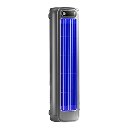 MEIION Hermhoffer CoolingAce | Turmventilator Tragbarer kabelloser Ventilator, leise, 3 Geschwindigkeitsmodi, einstellbare persönliche Mini-Klimaanlage, kompakter Desktop Turmventilator von MEIION