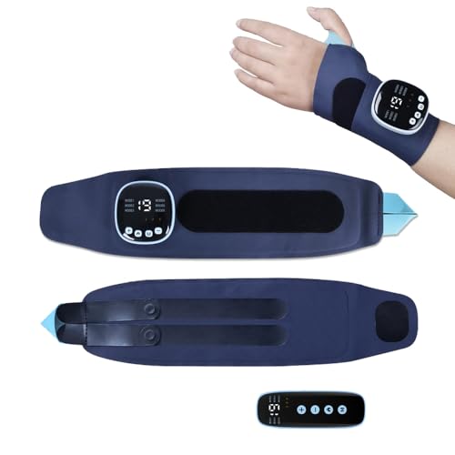 MEIION orthoback VitaPulse - Kompressions-Handmanschette mit Elektrostimulation und Wärmetherapie Elektrothermische Massage-Handgelenkbandage von MEIION