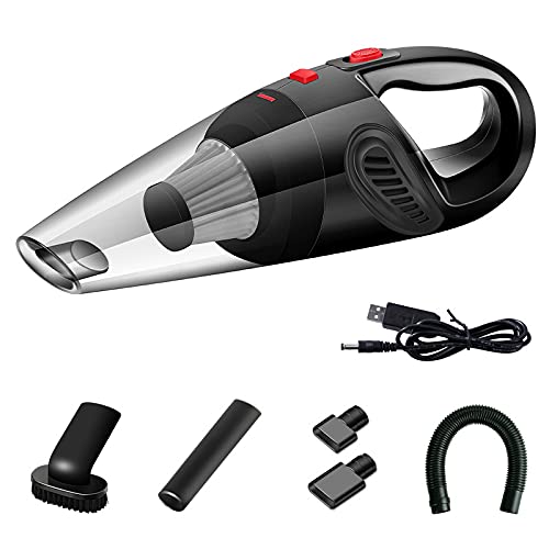 Oryzom Akku Staubsauger Testsieger, Oryzom Handstaubsauger Akku Mit Wandhalterung， Kabelloser Nass- & Trockensauger Mit Led Für Autositze, Teppich, Treppe, Tierhaare von MEIION