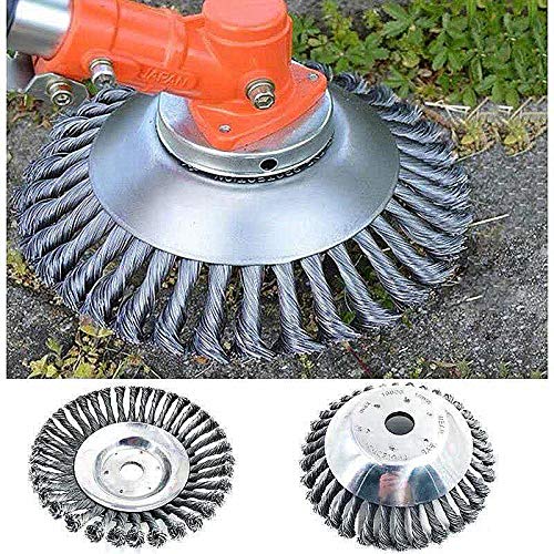 gartendorado Profi Trimmer - Der unzerstörbare Rasentrimmer Professionelle Unkrautbürste aus hochwertigem Stahldraht, robust und langlebig, kompatibel mit 1,5 PS Freischneidern von MEIION