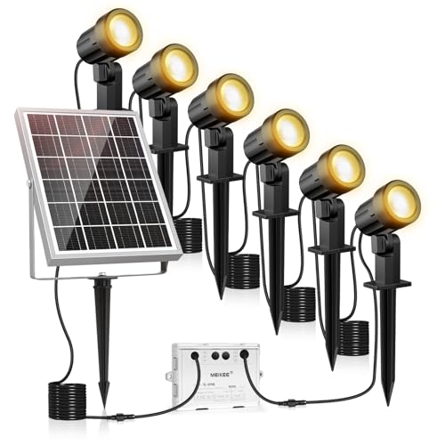 MEIKEE Solar-Gartenstrahler 6 × 3000K von MEIKEE