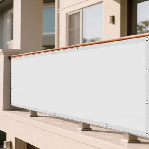 Sonnensegel Rechteckig 75 x 100 cm Rechteckig Wasserdicht Sonnenschutz Windschutz Schattentuch mit Ösen Sichtschutz Reißfest Wetterfest Ohne Bohren für Garten Terrasse, Weiß Sonnensegel Rechteckig 75 x 100 cm Rechteckig Wasserdicht Sonnenschutz Windschutz Schattentuch mit Ösen Sichtschutz Reißfest Wetterfest Ohne Bohren für Garten Terrasse, Weiß von MEILIPA