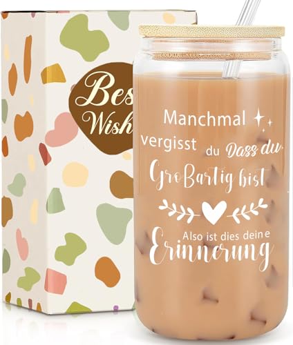 MEIMUCUL Geschenke für Frauen Männer-Gläser mit Deckel und Strohhalm,Iced Coffee Glas,500ml Trinkglas mit Deckel,Aufmunterung Geschenke für Beste Freundin,Schwester,Freundinnen Geburtstagsgeschenk MEIMUCUL Geschenke für Frauen Männer-Gläser mit Deckel und Strohhalm,Iced Coffee Glas,500ml Trinkglas mit Deckel,Aufmunterung Geschenke für Beste Freundin,Schwester,Freundinnen Geburtstagsgeschenk von MEIMUCUL