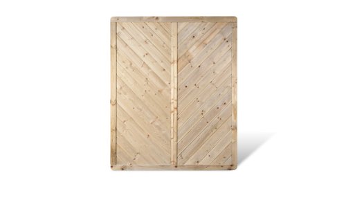 MEIN GARTEN VERSAND Massive Sichtschutz Terrassen Zäune im Maß 150 x 180 cm (Breite x Höhe) mit Profilbrett Design aus Kiefer/Fichte Holz, druckimprägniert Stuttgart Massiv von MEIN GARTEN VERSAND