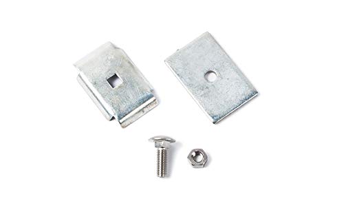MEIN GARTEN VERSAND Mattenverbinder/Verbindungs-Klammern/Eckverbinder aus verzinktem Stahl zum Verbinden von Doppelstabmatten mit Einer Drahtstärke von 8/6/8 mm ohne Zaun-Pfosten. von MEIN GARTEN VERSAND