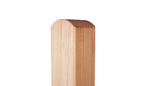 Pfosten/Holzpfosten aus Douglasie mit Rundkopf für Sichtschutz im Garten in den Maßen 9 x 9 x 100cm Pfosten/Holzpfosten aus Douglasie mit Rundkopf für Sichtschutz im Garten in den Maßen 9 x 9 x 100cm von MEIN GARTEN VERSAND