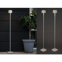 2er Set Akku Stehlampe für Outdoor dimmbar, kabellos in Weiß, klein 120cm 2er Set Akku Stehlampe für Outdoor dimmbar, kabellos in Weiß, klein 120cm von MEINEWUNSCHLEUCHTE