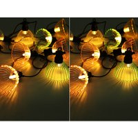2er Set Solarbetriebene led Outdoor Lichterkette mit 10 bunten Schirmen, 3,6 m 2er Set Solarbetriebene led Outdoor Lichterkette mit 10 bunten Schirmen, 3,6 m von MEINEWUNSCHLEUCHTE