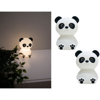 Meinewunschleuchte - 2er Set led Nachtlichter, per usb aufladbar, dimmbar, mit Timer von MEINEWUNSCHLEUCHTE