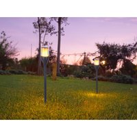 Meinewunschleuchte - 2er Set led Solarfackeln mit Flammeneffekt, Höhe verlängerbar bis 64,5cm Meinewunschleuchte - 2er Set led Solarfackeln mit Flammeneffekt, Höhe verlängerbar bis 64,5cm von MEINEWUNSCHLEUCHTE
