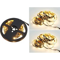Meinewunschleuchte - 2er Set led Streifen mit Fernbedienung, rgb Farbwechsel & Dimmer - 5 Meter von MEINEWUNSCHLEUCHTE