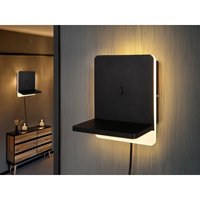 2er Set led Wandleuchten Schwarz mit Stecker, Schalter & Ladefunktion, Höhe 20cm 2er Set led Wandleuchten Schwarz mit Stecker, Schalter & Ladefunktion, Höhe 20cm von MEINEWUNSCHLEUCHTE
