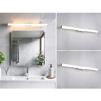 Meinewunschleuchte - 2er set Bad Spiegelleuchten mit Schalter, Licht neutralweiß, Breite 80cm von MEINEWUNSCHLEUCHTE