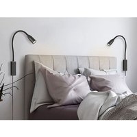 2er set Leselampen für Bett- oder Wandmontage mit Kabel & Stecker, Schwarz 2er set Leselampen für Bett- oder Wandmontage mit Kabel & Stecker, Schwarz von MEINEWUNSCHLEUCHTE