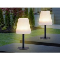2er set Outdoor Tischleuchten über Solar oder usb aufladbar, Höhe 25cm 2er set Outdoor Tischleuchten über Solar oder usb aufladbar, Höhe 25cm von MEINEWUNSCHLEUCHTE