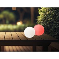 Meinewunschleuchte - 2er set Solar Outdoor Kugelleuchten ø 18cm mit rgb Farbwechsel Meinewunschleuchte - 2er set Solar Outdoor Kugelleuchten ø 18cm mit rgb Farbwechsel von MEINEWUNSCHLEUCHTE