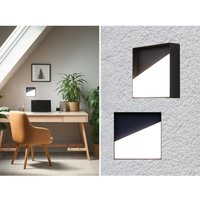 Akku Wandleuchten 2er set dimmbar für Innen & Außen, zum Kleben, Anthrazit 15cm von MEINEWUNSCHLEUCHTE