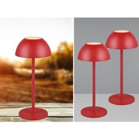 Meinewunschleuchte - 2er set Akku led Tischlampen kabellos für Innen & Außen, Rot - 30cm klein Meinewunschleuchte - 2er set Akku led Tischlampen kabellos für Innen & Außen, Rot - 30cm klein von MEINEWUNSCHLEUCHTE