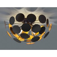 Ausgefallene LED Deckenleuchte Lampenschirm Schwarz-Gold, Ø 54cm Ausgefallene LED Deckenleuchte Lampenschirm Schwarz-Gold, Ø 54cm von MEINEWUNSCHLEUCHTE