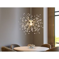 Meinewunschleuchte - Ausgefallene led Pendelleuchte Messing mit Acryl Kristall ø 52cm von MEINEWUNSCHLEUCHTE