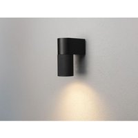 Downlight led Außenwandleuchte Aluminium Schwarz Höhe 14,5cm von MEINEWUNSCHLEUCHTE