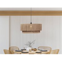 Große led Pendelleuchte 1-flammig aus Jute Natur im Boho Stil, ø 60cm Große led Pendelleuchte 1-flammig aus Jute Natur im Boho Stil, ø 60cm von MEINEWUNSCHLEUCHTE